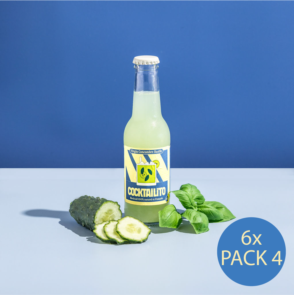 Virgin Concombre & Basilic (6x Pack4)