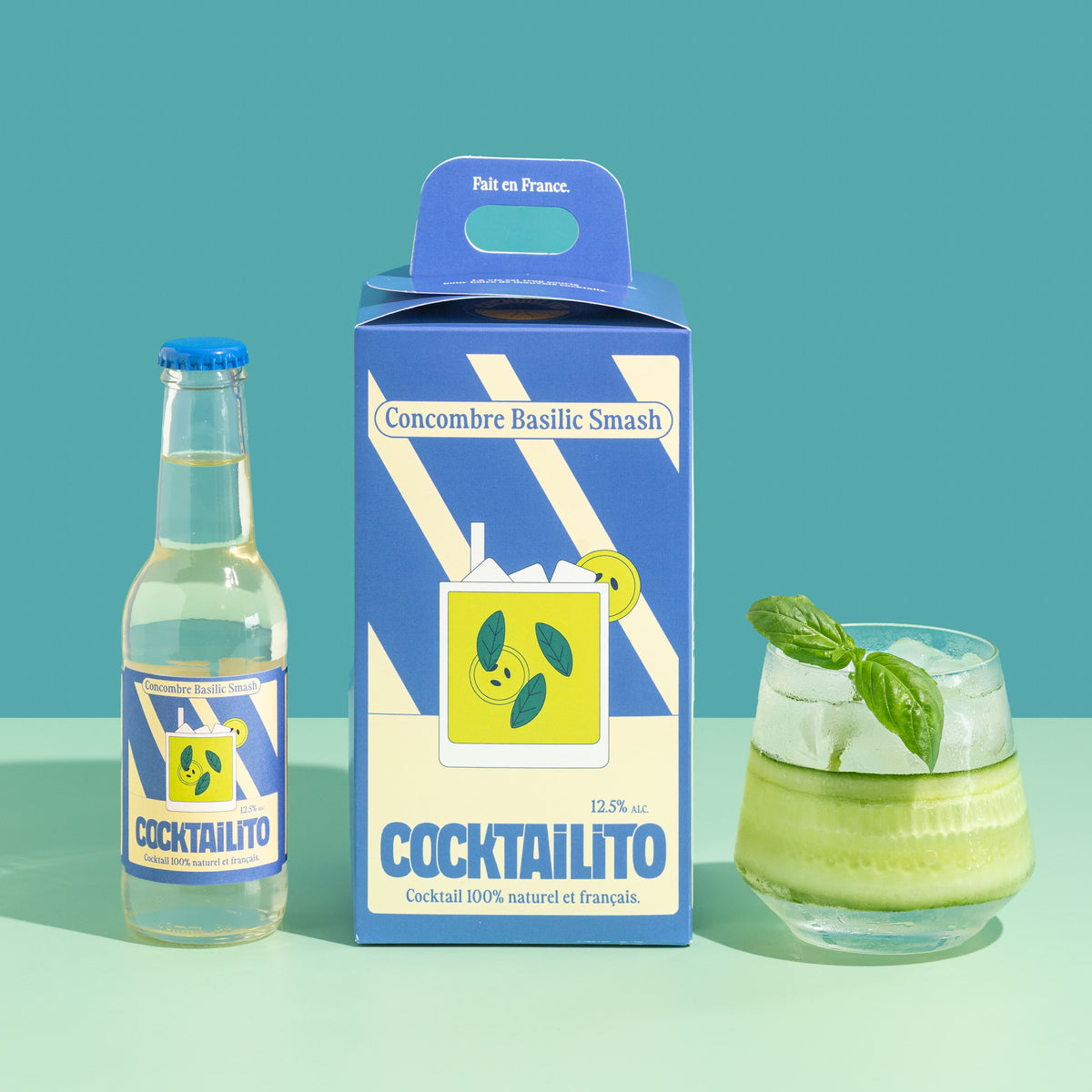 Gin Concombre Basilic Smash (6x Pack4)