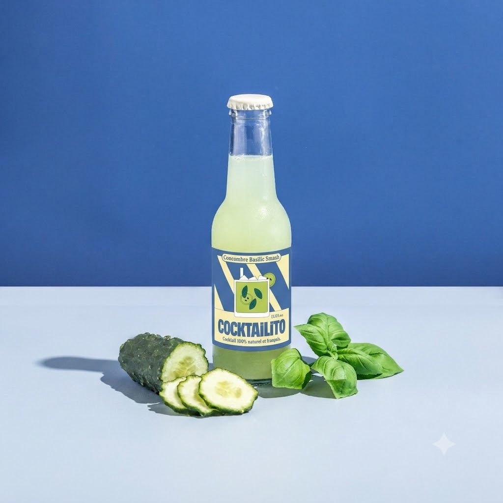 Gin Concombre Basilic Smash (6x Pack4)