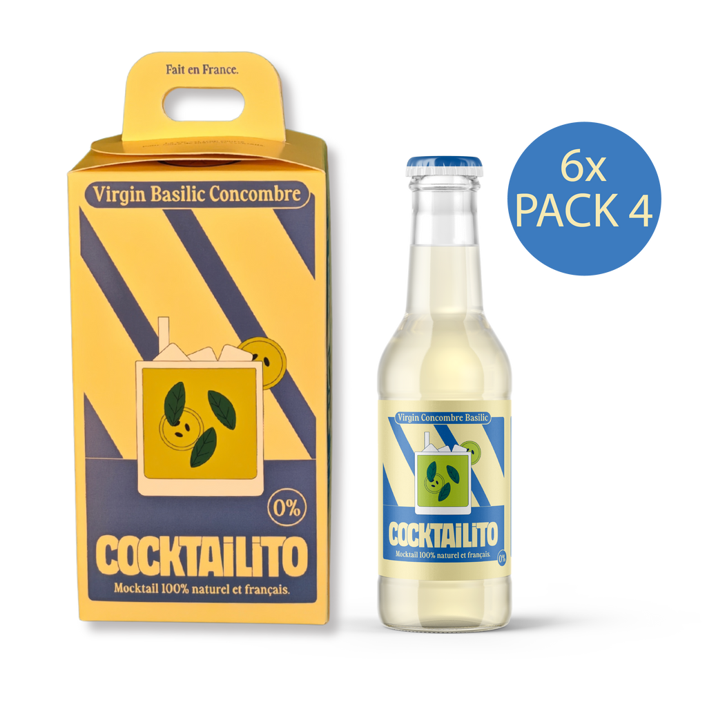Virgin Concombre & Basilic (6x Pack4)