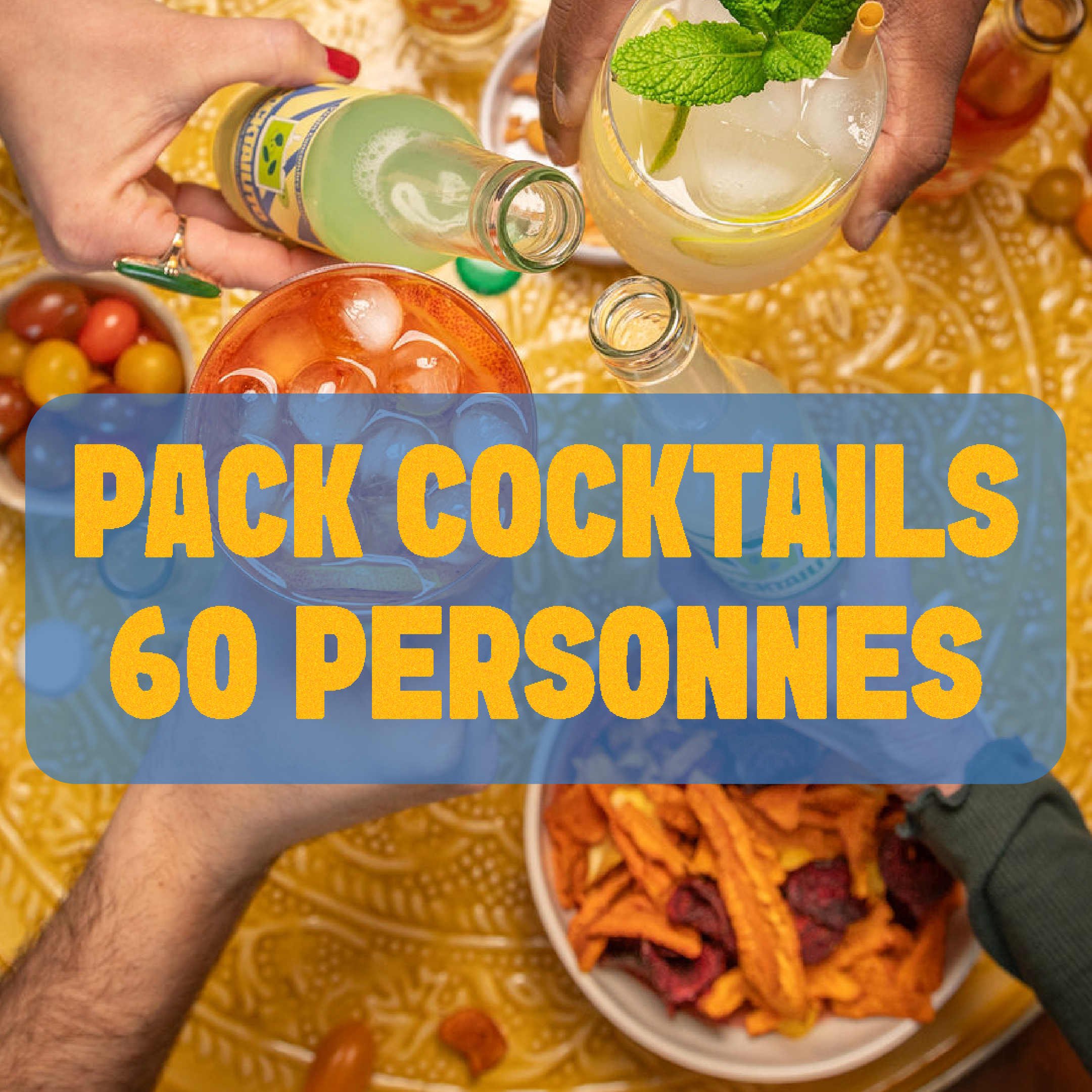 Le Pack Grosse Soirée (60 personnes - 192 cocktails)